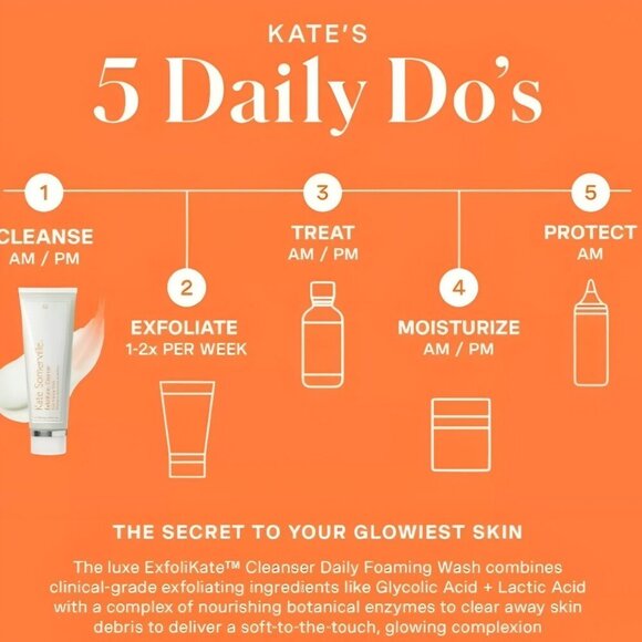 Kate Somerville ExfoliKate Daily Cleanser – Glycolic & Lactic Acid Exfoliating - Picture 6 of 12